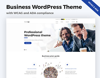Business WordPress Theme with WCAG and ADA compliance