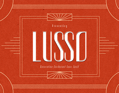 Lusso - Art Deco Decorative Font