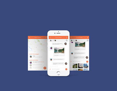#dailyui 13 : Messaging App for travelers