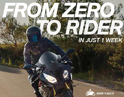 BMW Motorrad New Rider Campaign