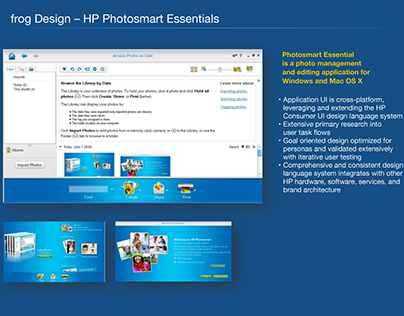 frog Design – HP Photosmart Essentials