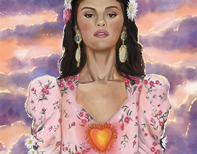 Selena Gomez - De Una Vez - by Teresa McDougal Art