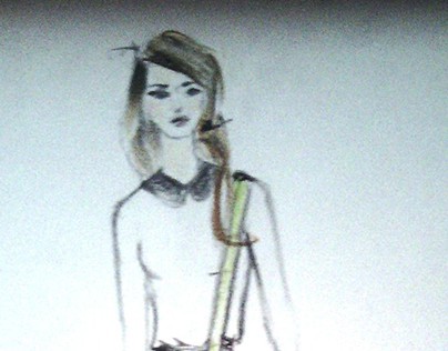 Fashion design sketches