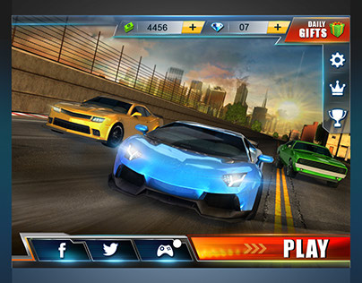 Car Racing game on Behance