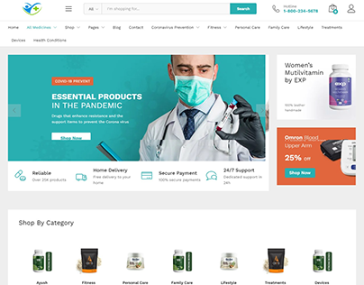 Medicale E-commerce site
