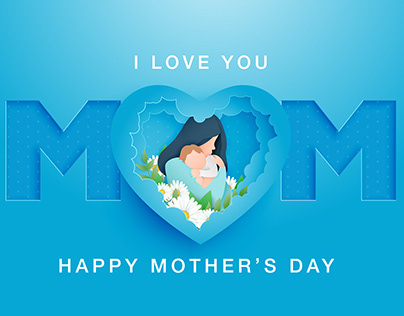 Mother's day vector set