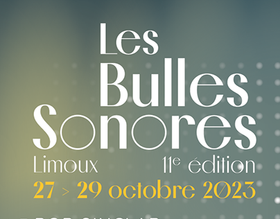 Affiche de Festival : Les Bulles Sonores