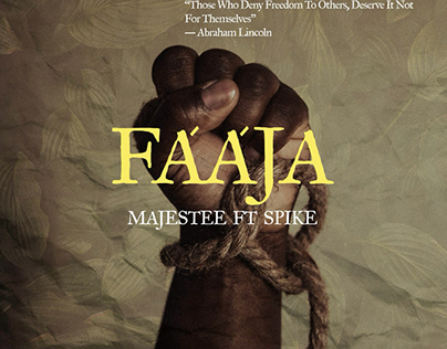 A music cover photo titled Faaja