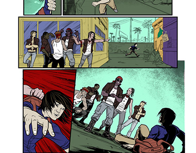 Comic Coloring Assignment