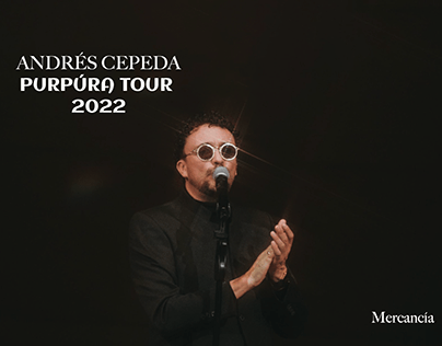 ANDRES CEPEDA - PÚRPURA TOUR 2022 MERCHANDISING