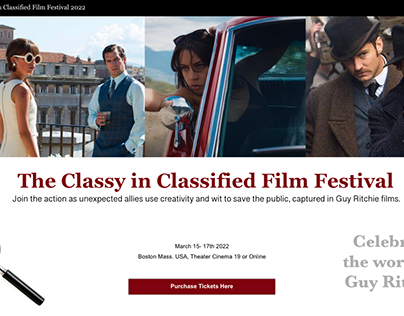 Website for Film Festival