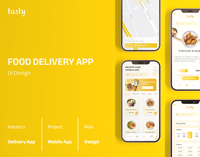 Food Delivey Mobile App | UI/UX Design