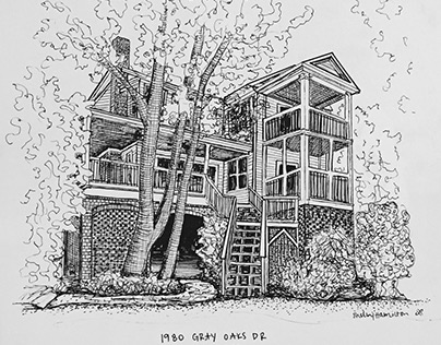 Pen and Ink Houses