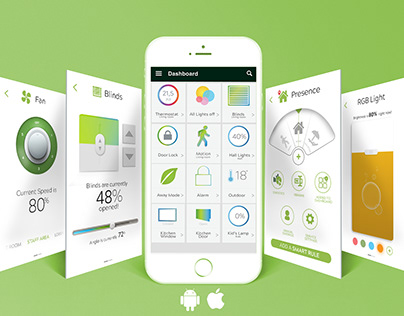 Ola Controls App UI Design