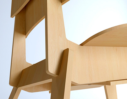Plywood chair design
