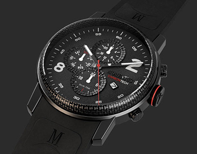 MOMENTUS CarbonTech Watch (3D Product Design)