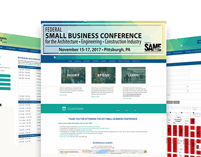 Small Business Conference website redesign