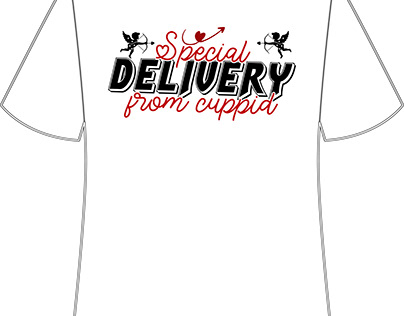 Special delivery from cupid valentine t shirt