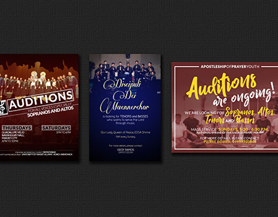 Audition Posters