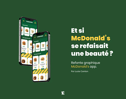 Refonte graphique McDonald's app