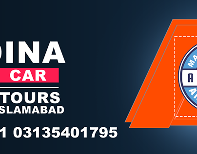 Madina Rent a Car Islamabad Facebook Page Cover Design