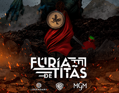 Cartaz Fúria de Titãs (Refeito)