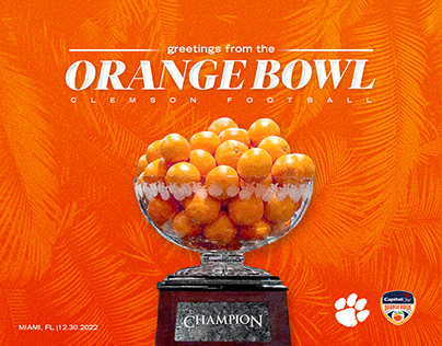 Orange Bowl - Coaches Stationary