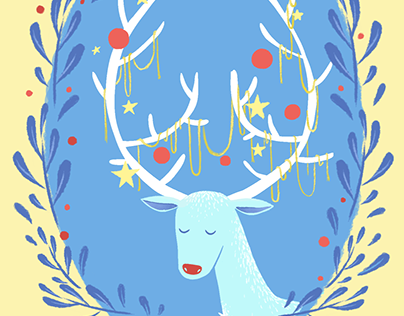 Christmas Card Set- Reindeer