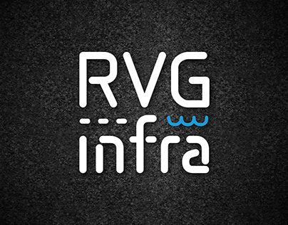 Logo and corporate identity for RVG Infra