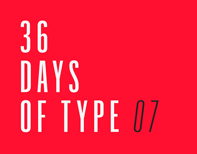 36 Days Of Type – 2020