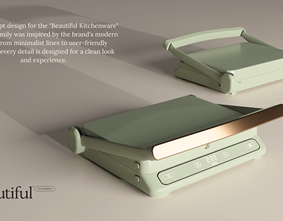The concept toaster design for "Beautiful Kitchenware"