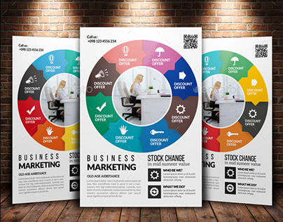 Corporate Strategy Planning Flyer Template