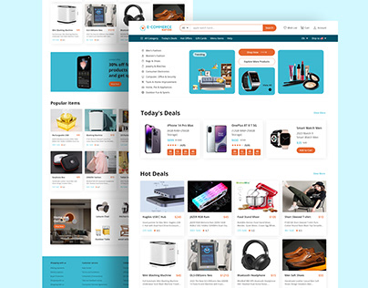 Ecommerce Website ui, ui Design, uiux Design