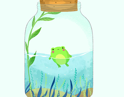 Froggy In a Jar