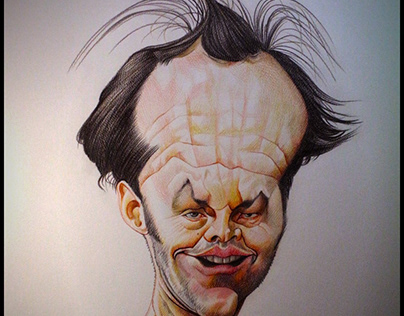 Caricature of Jack Nicholson