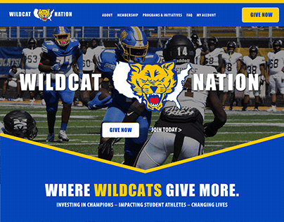 Wildcat Nation Website (Prototype)