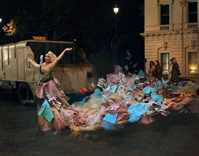Cruella trash dress inspire