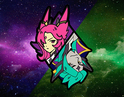 Xayah and Rakan wallpaper