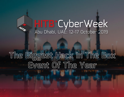 Hack In The Box 2019 (Abu Dhabi)