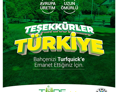 Turfquick Tohum Halısı (İsveç Firması)