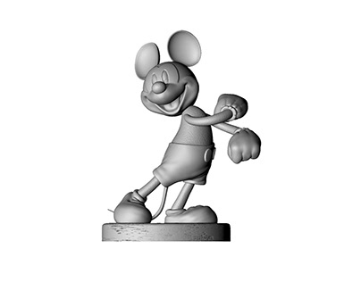 Mickey Mouse happy FOR 3D PRINT STL