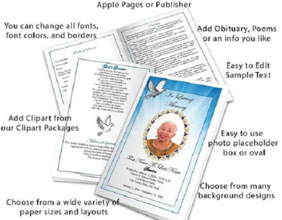 Funeral Programs Layout