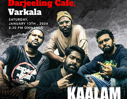 Gig Poster Designs for Kaalam