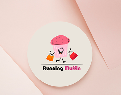 Running muffin brand identity