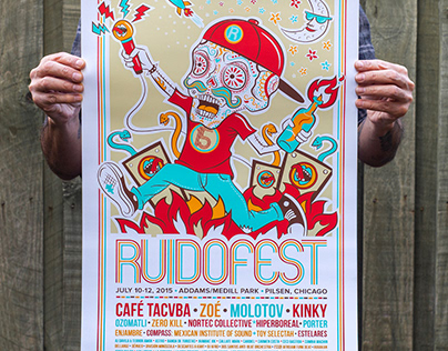 Ruidofest 2015 gig poster