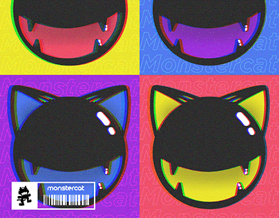 Ilustração capa de álbum Monstercat