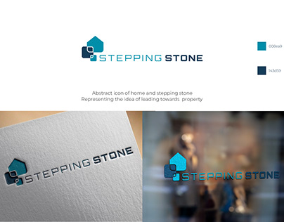Logo design for Stepping stone real estate firm