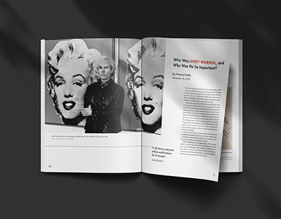 Magazine Article Design—Sophistication in Simplicity