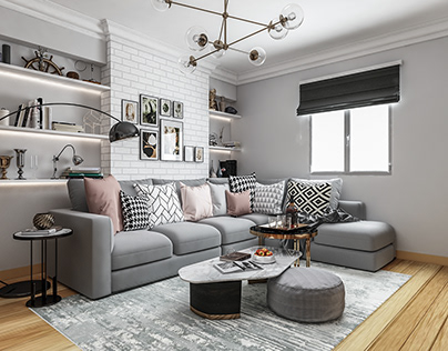 Nordic/Scandinavian living room