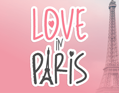 Love in Paris font
